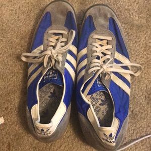 A pair of 1970’s adidas shoes used by Paul Rudd